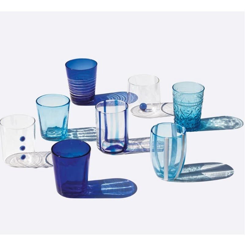 Tumbler pz.6 Melting Pot bicchieri assortiti design Federico De Majo Zafferano - immagine 9