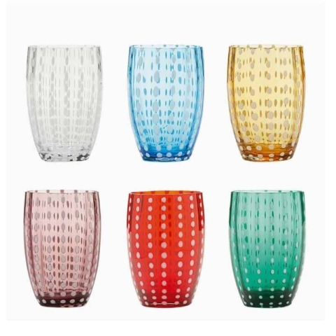Perle tumbler pz.6 design Federico de Majo