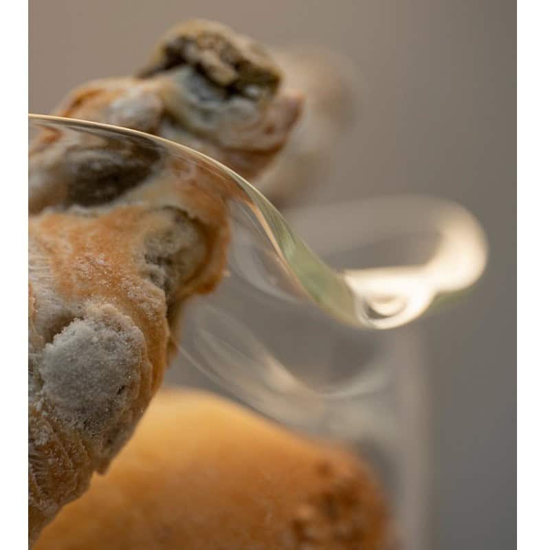 "Shapeless" - cesto portapane e frutta in vetro borosilicato - immagine 2