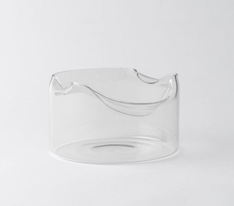 "Shapeless" - cesto portapane e frutta in vetro borosilicato - immagine 3