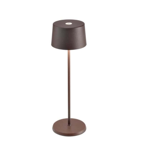 Lampada da tavolo Olivia a batteria, portatile e ricaricabile