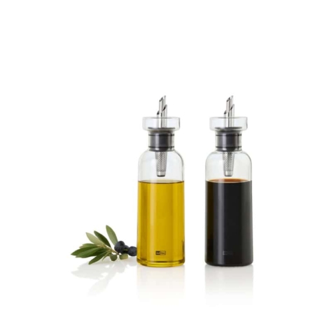 Set dosaolio e dosa aceto Aromapour in vetro e acciaio 300ml