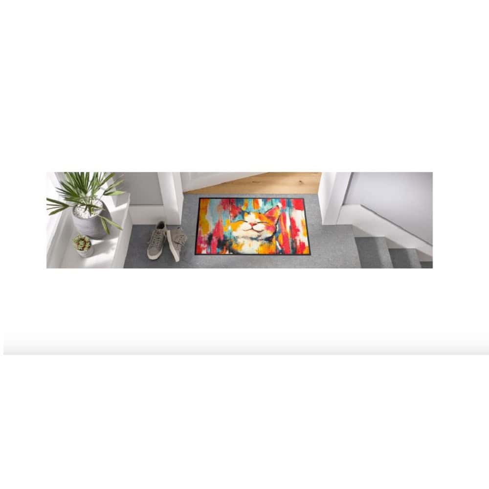 Tappeto zerbino Tallulah cm.50x75: antiscivolo e lavabile fino a 60°+asciugatrice - immagine 2