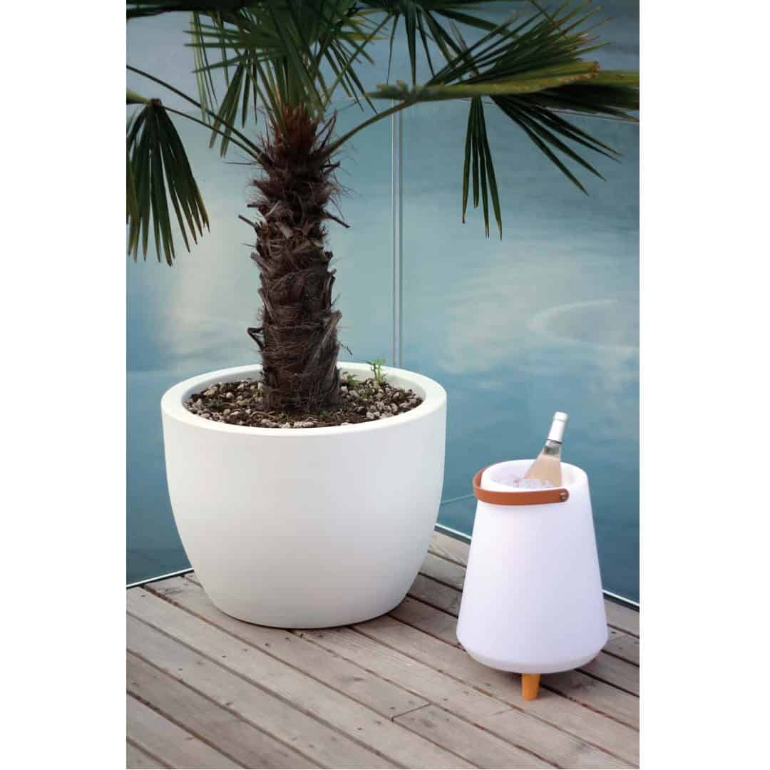 Lampada led, speaker rooftop bluetooth, wine cooler bianca - immagine 4