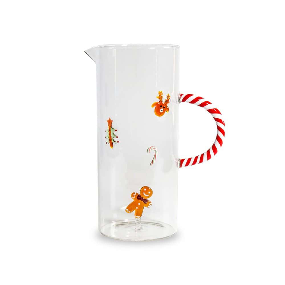 Caraffe in vetro con decoro natalizio lt.1,3- WD Lifestyle (Copia)